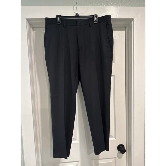 Haggar Black Tailored Fit Travel Performance Suit Pants Men's Size 38x30 - Picture 1 of 8